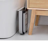 Darrahopens Home & Garden > Kitchen Bins > Automatic Bins 2x 9L Kitchen Wall Mounted Foldable Waste Bin Hanging Trash Can - Brown