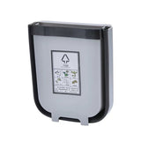 Darrahopens Home & Garden > Kitchen Bins > Automatic Bins 2x 9L Kitchen Wall Mounted Foldable Waste Bin Hanging Trash Can - Brown