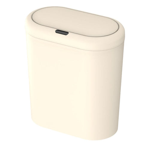 Darrahopens Home & Garden > Kitchen Bins > Automatic Bins Beige Smart Sensor Trash Can – 15L Capacity, Compact Design for Home Use with Automatic Induction Opening(Three sensor modes)