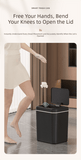 Darrahopens Home & Garden > Kitchen Bins > Automatic Bins Black Smart Sensor Trash Can – 20L Capacity, Touch-Free Operation with Odor-Blocking & Waterproof Design