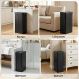Darrahopens Home & Garden > Kitchen Bins > Automatic Bins Devanti Rubbish Bin 70L Automatic Sensor Kitchen Bin, Slim Smart Garbage Can Touchless Rectangular with Liner Holder, Fully Closed Lid for Bedroom, Bathroom, Living Room, Black
