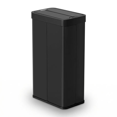 Darrahopens Home & Garden > Kitchen Bins > Automatic Bins Devanti Rubbish Bin 70L Automatic Sensor Kitchen Bin, Slim Smart Garbage Can Touchless Rectangular with Liner Holder, Fully Closed Lid for Bedroom, Bathroom, Living Room, Black