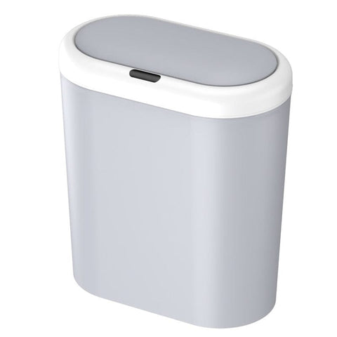 Darrahopens Home & Garden > Kitchen Bins > Automatic Bins Grey Smart Sensor Trash Can – 15L Capacity, Compact Design for Home Use with Automatic Induction Opening(Three sensor modes)
