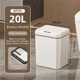 Darrahopens Home & Garden > Kitchen Bins > Automatic Bins White Smart Sensor Trash Can – 20L Capacity, Touch-Free Operation with Odor-Blocking & Waterproof Design