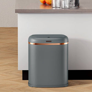 Darrahopens Home & Garden > Kitchen Bins Devanti 38L Motion Sensor Bin Rubbish Automatic Grey