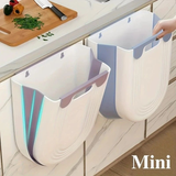 Darrahopens Home & Garden > Kitchen Bins > Foldable Bins 1 Portable Folding Trash Can with Hook - Modern Minimalist Rectangular Design, Space-Saving Durable Plastic Kitchen Bathroom Trash Can, No Power Required, Easy-Clean Surface.purple