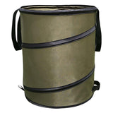 Darrahopens Home & Garden > Kitchen Bins > Pedal Bins Folding Garden Leaf Bin Portable Outdoor Storage Bucket Camping Trash Can