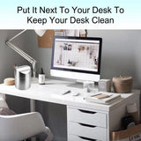 Darrahopens Home & Garden > Kitchen Bins > Pedal Bins Stainless Steel Mini Desktop Wastebasket Organizer Compact Waste Bin for Office