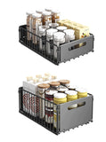 Darrahopens Home & Garden > Kitchen Bins > Pull Out Bins CARLA HOME 2 Pack Pullout Cabinet Kitchen Organizer Drawers with No-Drilling and Adhesive Design for Pantry & Cabinets