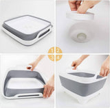 Darrahopens Home & Garden > Kitchenware 2x Collapsible Strainer Foldable Fruit Veggies Wash Colander Storage Basket