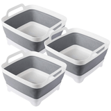 Darrahopens Home & Garden > Kitchenware 3x Collapsible Strainer Foldable Fruit Veggies Wash Colander Storage Basket