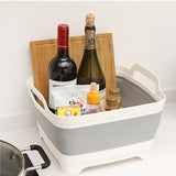 Darrahopens Home & Garden > Kitchenware 3x Collapsible Strainer Foldable Fruit Veggies Wash Colander Storage Basket