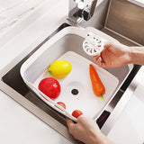 Darrahopens Home & Garden > Kitchenware 3x Collapsible Strainer Foldable Fruit Veggies Wash Colander Storage Basket