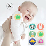 Darrahopens Home & Garden > Kitchenware > Aprons 12 Sheets 72Pcs Mosquito Patches Cartoon Non Woven Natural Plant Essential Oil Mosquito Stickers for Kids Adults Summer Outdoor In Australia - Darrahopens