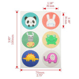 12 Sheets 72Pcs Mosquito Patches Cartoon Non Woven Natural Plant Essential Oil Mosquito Stickers for Kids Adults Summer Outdoor In Australia - Darrahopens