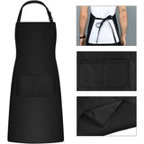 Darrahopens Home & Garden > Kitchenware > Aprons 2 Pieces Kitchen Aprons For Men Women, Household Apron Tool Holder Aprons With 2 Pockets For Bbq, Adjustable Adult