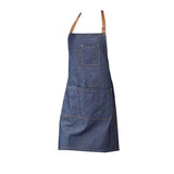 Darrahopens Home & Garden > Kitchenware > Aprons Adjustable Denim Apron Pocket Hanging Neck Cooking Kitchen Baking Bar Cafe Chefs