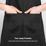 Darrahopens Home & Garden > Kitchenware > Aprons Apron - 1 piece - Cooking apron - Cotton apron - Apron - Work apron - Black cotton apron