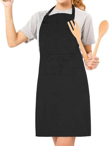 Darrahopens Home & Garden > Kitchenware > Aprons Apron - 1 piece - Cooking apron - Cotton apron - Apron - Work apron - Black cotton apron