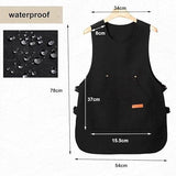 Darrahopens Home & Garden > Kitchenware > Aprons Apron - Vest-style apron - Baking and kitchen tools - Waterproof - Stain-resistant - Unisex - Black