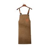 Darrahopens Home & Garden > Kitchenware > Aprons Black 16-ounce Heavy-Duty Canvas Apron – Durable, Waterproof & Oil-Resistant Kitchen Workwear for Cooking and Crafting