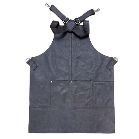Darrahopens Home & Garden > Kitchenware > Aprons BUFFALO LEATHER APRON Cooking Chef Hairdresser Waterproof Durable Quality - Brown