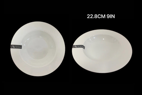 Darrahopens Home & Garden > Kitchenware > Aprons bulk 24 White Bone China Soup Bowl 23x5cm