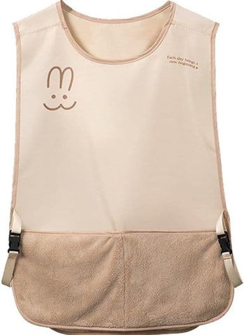 Darrahopens Home & Garden > Kitchenware > Aprons Kitchen Apron - Breathable Cooking Apron - Vest Style - With Towel - Suitable for Cooking, Baking, Gardening, Grilling and Crafting（Brown）