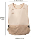 Darrahopens Home & Garden > Kitchenware > Aprons Kitchen Apron - Breathable Cooking Apron - Vest Style - With Towel - Suitable for Cooking, Baking, Gardening, Grilling and Crafting（Brown）