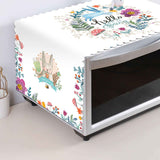 Darrahopens Home & Garden > Kitchenware > Aprons Microwave Cover Cloth Oven Cute Dust Proof Shiled Universal Oil Proof Nordic Style Simple Parts Daisy 35x100cm