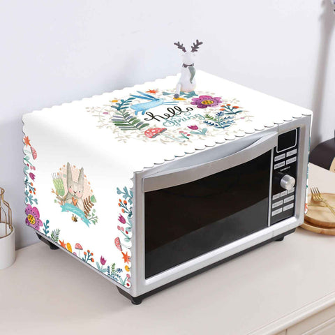Darrahopens Home & Garden > Kitchenware > Aprons Microwave Cover Cloth Oven Cute Dust Proof Shiled Universal Oil Proof Nordic Style Simple Parts Daisy 35x100cm
