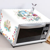Darrahopens Home & Garden > Kitchenware > Aprons Microwave Cover Cloth Oven Cute Dust Proof Shiled Universal Oil Proof Nordic Style Simple Parts Daisy 35x100cm