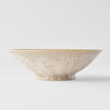 Darrahopens Home & Garden > Kitchenware > Aprons Ramen Bowl 24.5cm White Fade Glaze