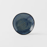 Darrahopens Home & Garden > Kitchenware > Aprons Saucer Organic Shape 13.5cm Kanso Indigo Blue Glaze