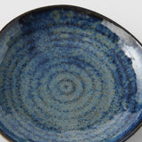 Darrahopens Home & Garden > Kitchenware > Aprons Saucer Organic Shape 13.5cm Kanso Indigo Blue Glaze