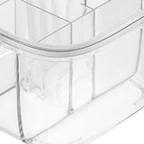 Darrahopens Home & Garden > Kitchenware > Aprons Seasoning Box 4 Compartments Transparent Window Strong PET Seasoning Jar with 4 Spoons for Home Kitchen Cooking White In Australia - Darrahopens