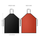 Darrahopens Home & Garden > Kitchenware > Aprons Waterproof Apron Pvc Apron Chef Butcher Work Heavy Duty Royal Black Best Quality