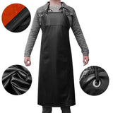 Darrahopens Home & Garden > Kitchenware > Aprons Waterproof Apron Pvc Apron Chef Butcher Work Heavy Duty Royal Black Best Quality