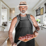 Darrahopens Home & Garden > Kitchenware > Aprons Waterproof Apron Pvc Apron Chef Butcher Work Heavy Duty Royal Black Best Quality