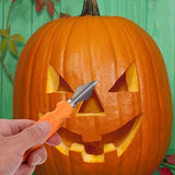 Darrahopens Home & Garden > Kitchenware > Bakeware & Accessories 10-Piece Jack-O'-Lantern Cutting Knife Set - Halloween - Baking Tools - Clay Stainless Steel Cutter