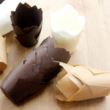 Darrahopens Home & Garden > Kitchenware > Bakeware & Accessories 150 pcs Baking Paper Muffin Cups Tulip Baking Paper Cups Cupcakes And Muffins For Wedding Party Birthday 5Cm