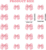 Darrahopens Home & Garden > Kitchenware > Bakeware & Accessories 20 Pack Bow Cupcake Decorations, Bow Cake Topper Supplies, Bow Cupcake Toppers, Bow Cake Decor Bows for Cake Decorating for Theme Parties, Pink In Australia - Darrahopens