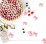 Darrahopens Home & Garden > Kitchenware > Bakeware & Accessories 20 Pack Bow Cupcake Decorations, Bow Cake Topper Supplies, Bow Cupcake Toppers, Bow Cake Decor Bows for Cake Decorating for Theme Parties, Pink In Australia - Darrahopens