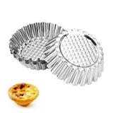 Darrahopens Home & Garden > Kitchenware > Bakeware & Accessories 20 Packs Cupcake Mold, 3inch Stainless Steel Mini Pie Tartlet Cupcake Cake Muffin Mold Tin Pan Baking Tool