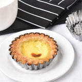 Darrahopens Home & Garden > Kitchenware > Bakeware & Accessories 20 Packs Cupcake Mold, 3inch Stainless Steel Mini Pie Tartlet Cupcake Cake Muffin Mold Tin Pan Baking Tool
