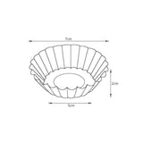 Darrahopens Home & Garden > Kitchenware > Bakeware & Accessories 20pcs Aluminium Egg Tart Moulds Non Stick Round Baking Cups for Cupcakes Pies