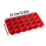Darrahopens Home & Garden > Kitchenware > Bakeware & Accessories 2pcs 24 Hole Round Silicone Cake Baking Pan DIY Baking Mold for Easy Cake Making