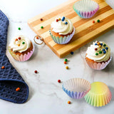 Darrahopens Home & Garden > Kitchenware > Bakeware & Accessories 300pcs Gradient Colour Cupcake Paper Cases Baking Moulds Muffin Liners Set