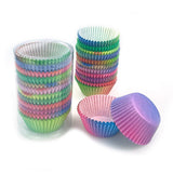 Darrahopens Home & Garden > Kitchenware > Bakeware & Accessories 300pcs Gradient Colour Cupcake Paper Cases Baking Moulds Muffin Liners Set