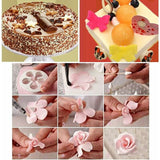 Darrahopens Home & Garden > Kitchenware > Bakeware & Accessories 33 Pieces Fondant Cake Decorating Tools Set For Birthday Cake Decorating Fondant Cookie Sugar Paste